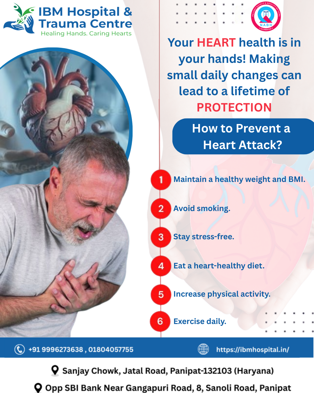 best hospital in Panipat How to Reduce the Risk of Heart Attack